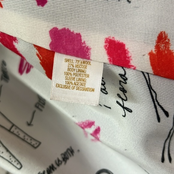 Kate Spade Black Vest gold buttons size 8 - Picture 8 of 9